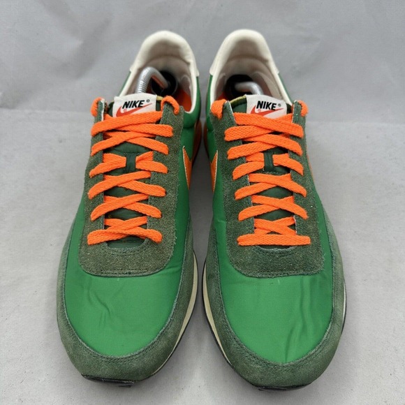 Nike Elite VTNG Vintage Retro Sneaker Court Green/ Orange 316987-381 Mens 13 US - Picture 4 of 9